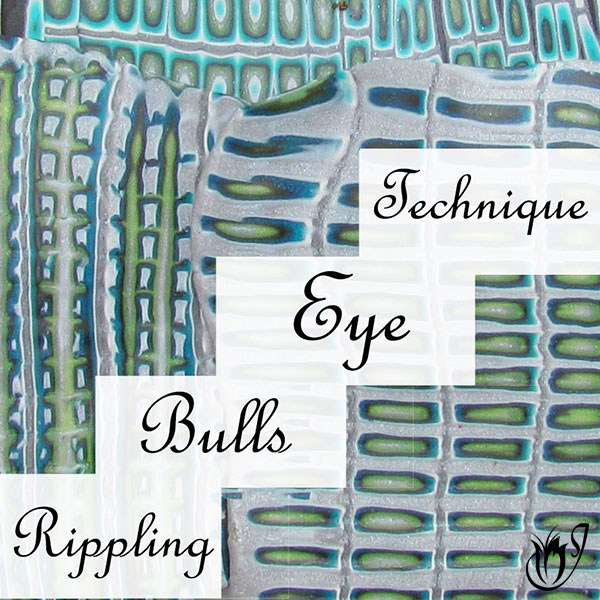 Polymer Clay Rippling Bulls Eye Technique