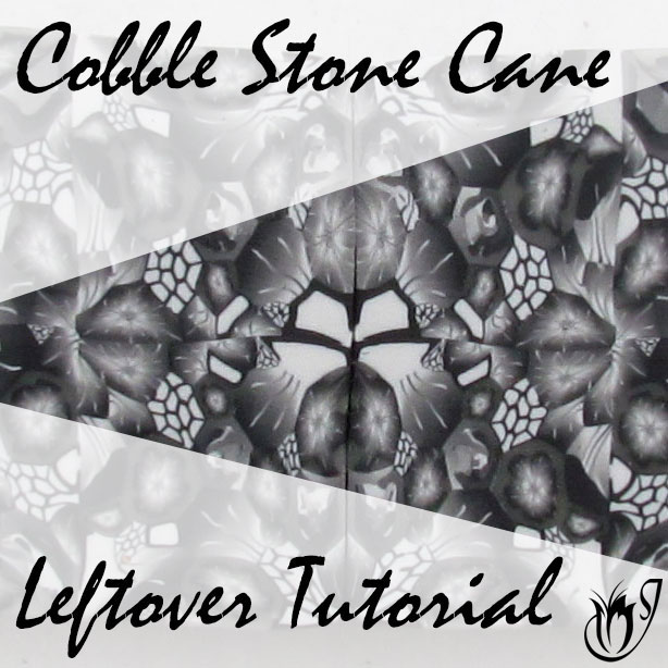 Polymer clay Cobble Stone Cane