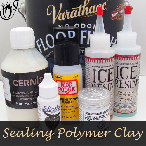 Sealing polymer clay
