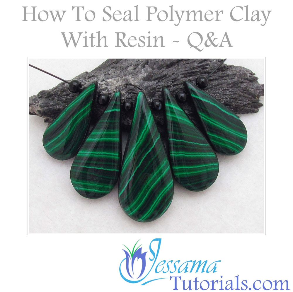How to seal polymer clay with resin