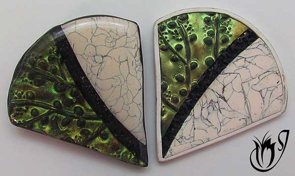 polymer clay beads with resin