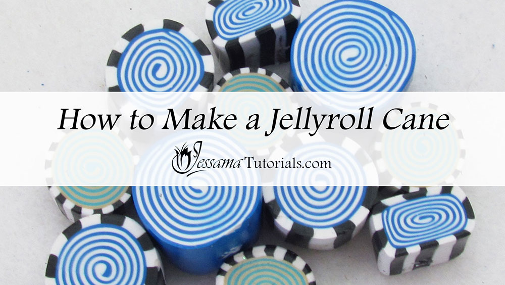 Polymer Clay Jellyroll Cane Tutorial