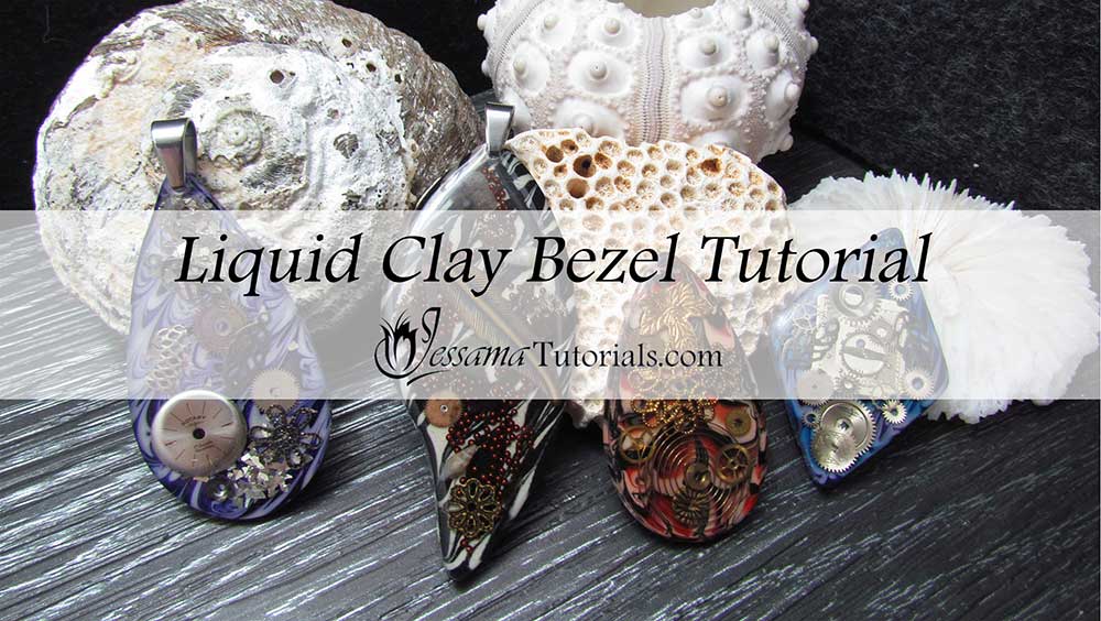 Liquid Clay Bezel Pendant Tutorial