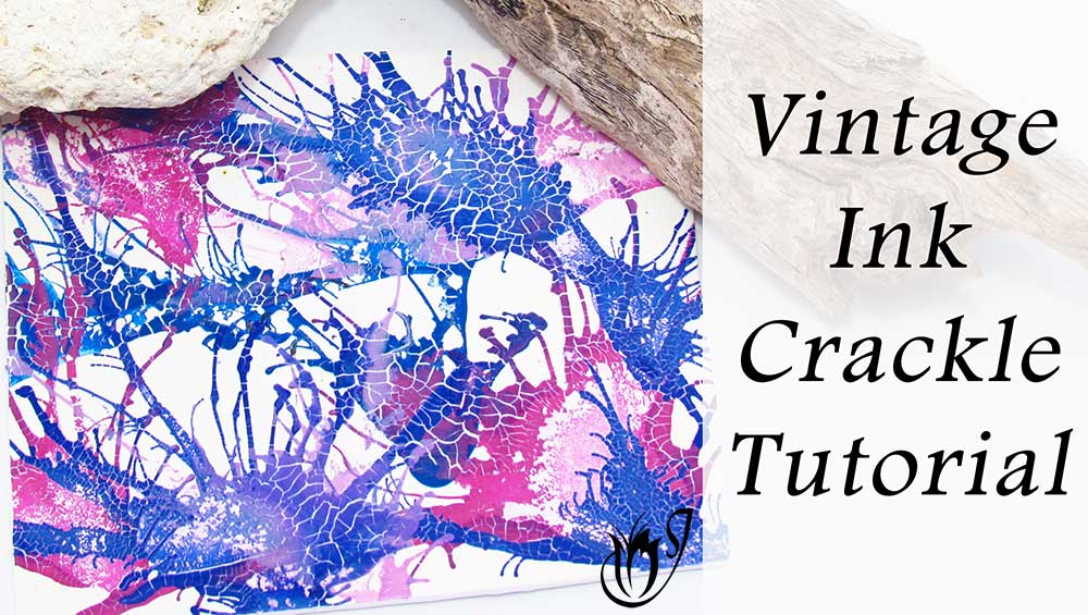 Vintage Ink Polymer Clay Crackle