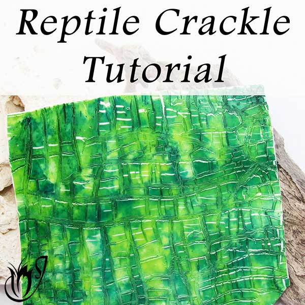 Reptile Polymer Clay Crackle