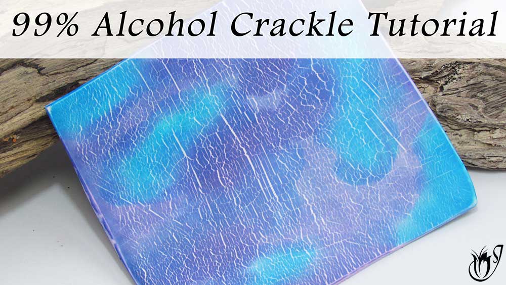 99% isopropyl Alcohol polymer clay crackle