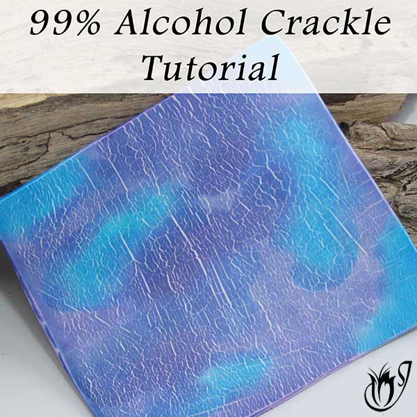 99% alcohol polymer clay crackle