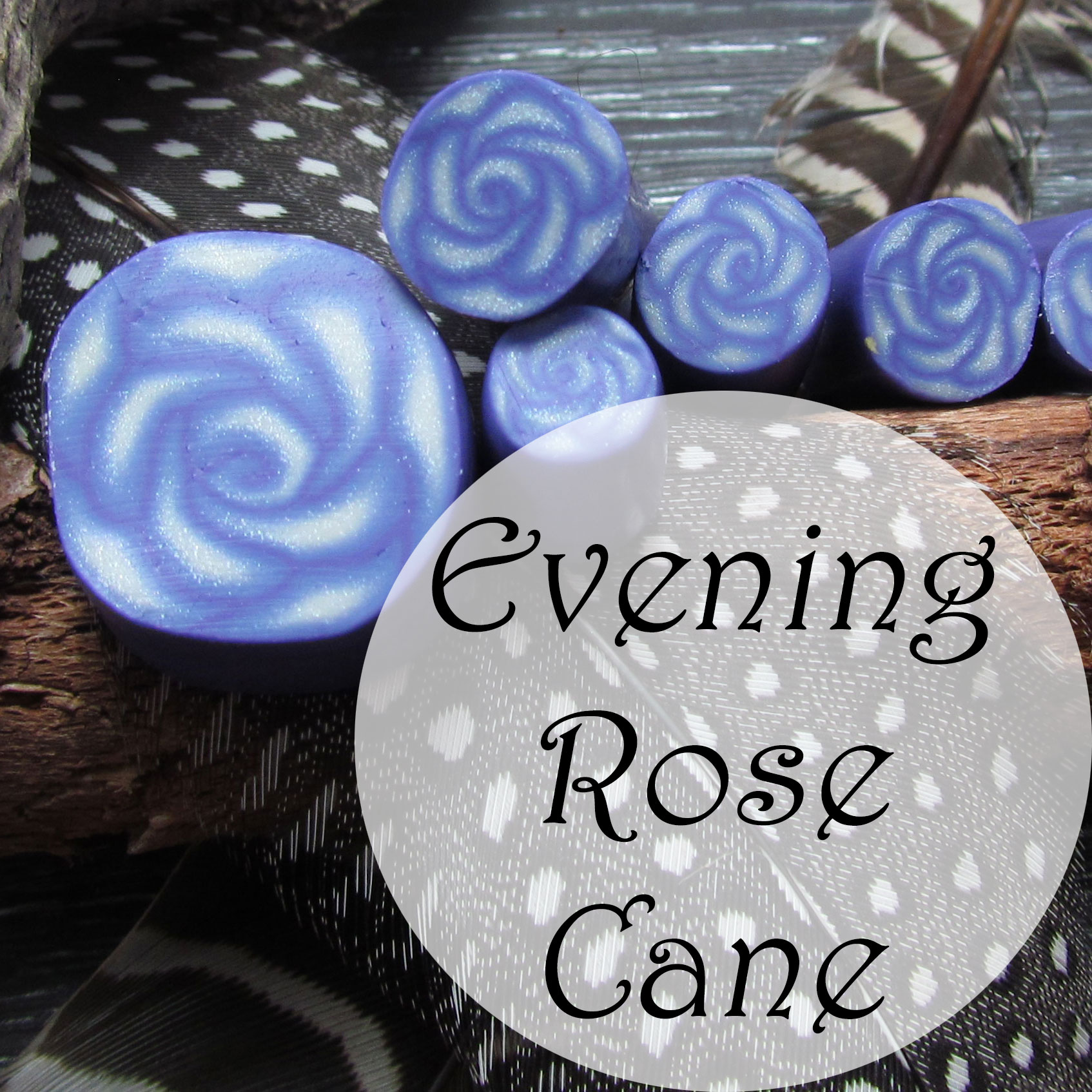 Polymer Clay Evening Rose Cane