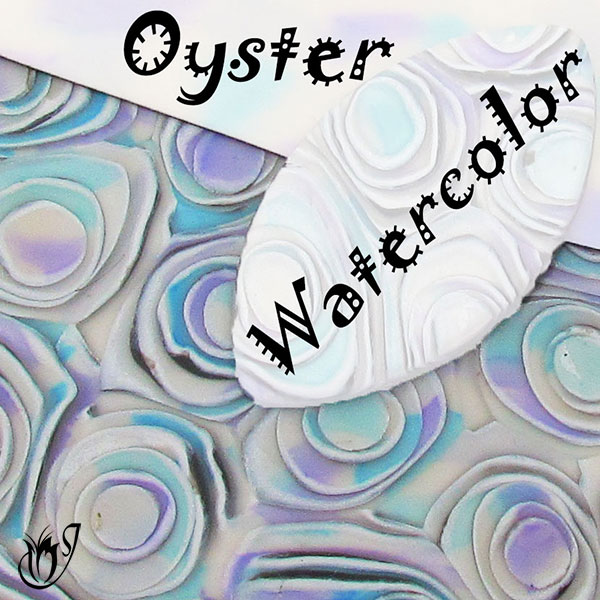 Oyster Watercolor Polymer Clay Technique
