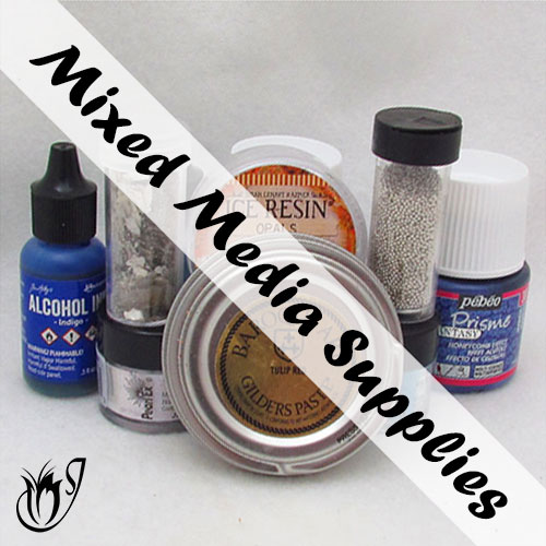 Mixed media polymer clay supplies