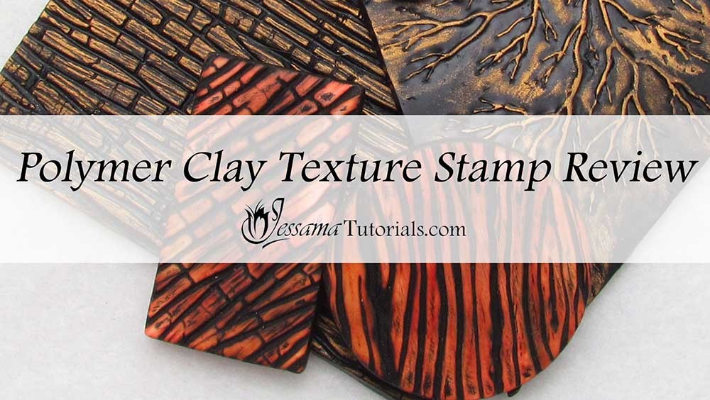 Polymer clay texture stamps