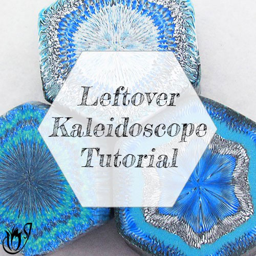 Leftover Kaleidoscope Polymer Clay Cane