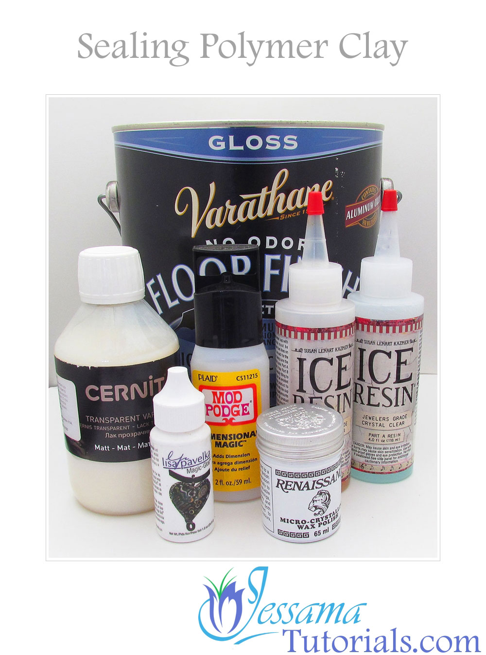 Polymer Clay glazes, sealers, and other ways to make a gloss