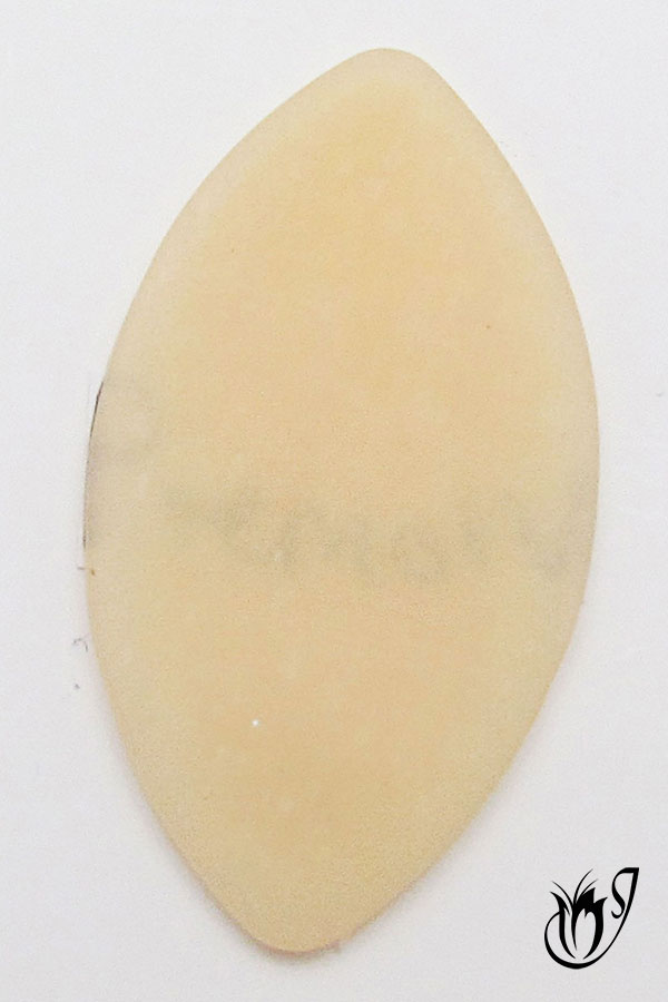 Thick translucent Premo White polymer clay