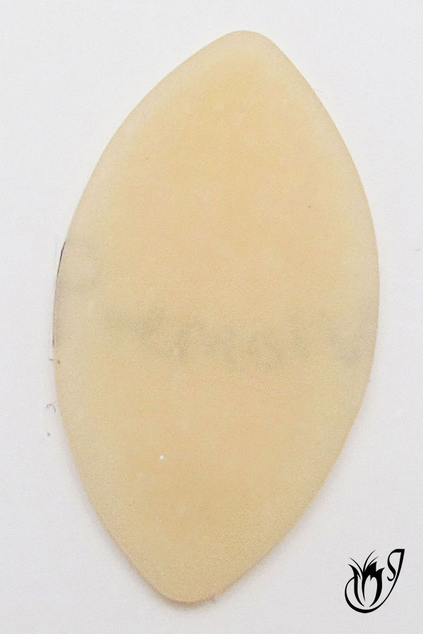 Thick translucent Premo White polymer clay