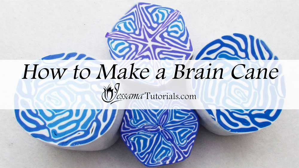 How to make a polymer clay brain cane