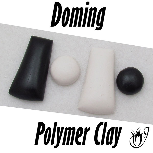 Doming polymer clay