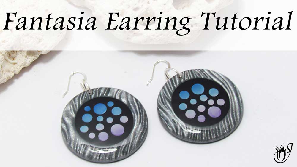Fantasia Polymer clay earrings