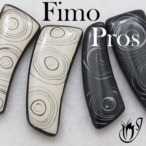 Fimo Professional Polymer clay pendants
