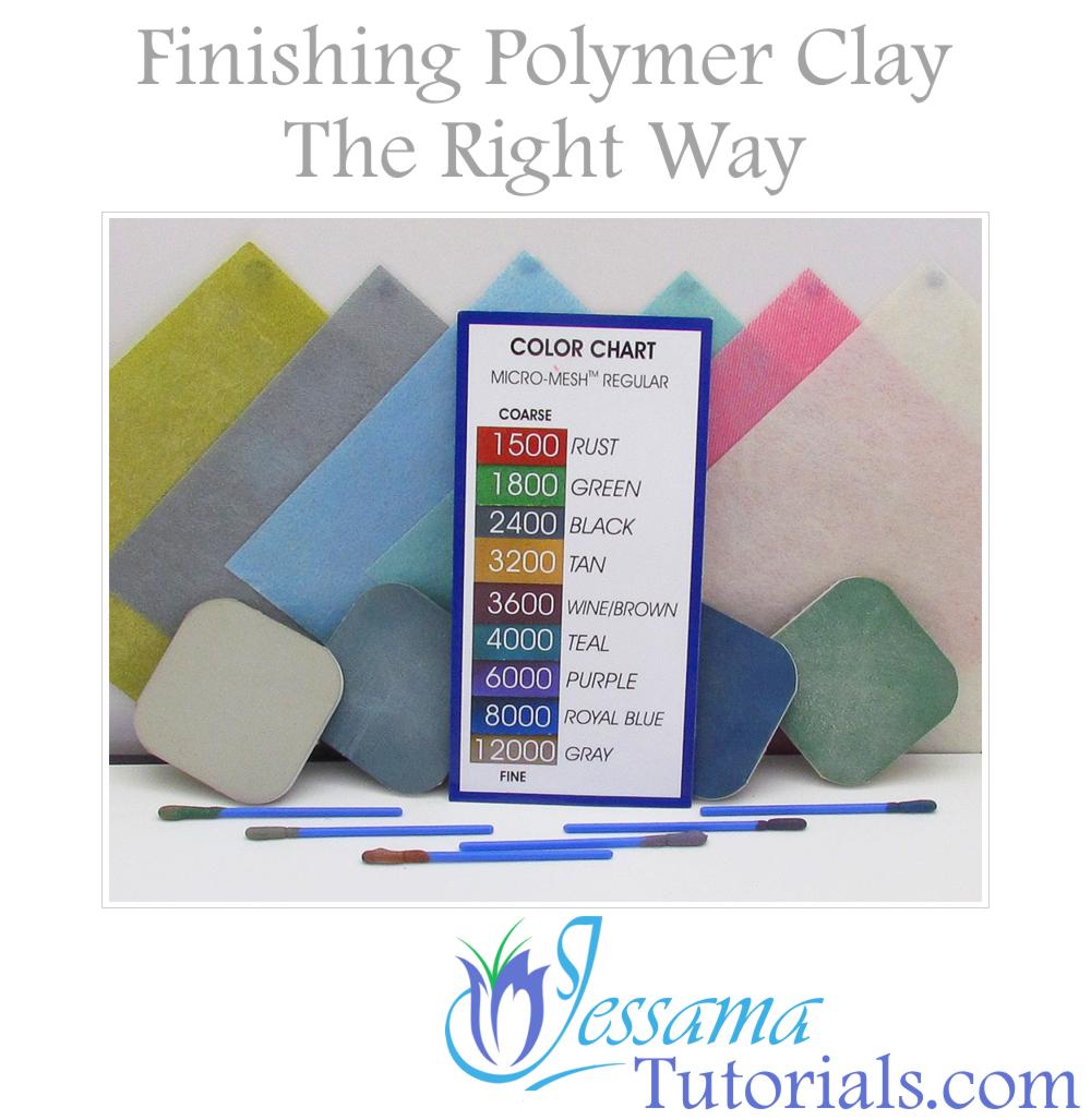 Finishing Polymer Clay - Sanding and Buffing