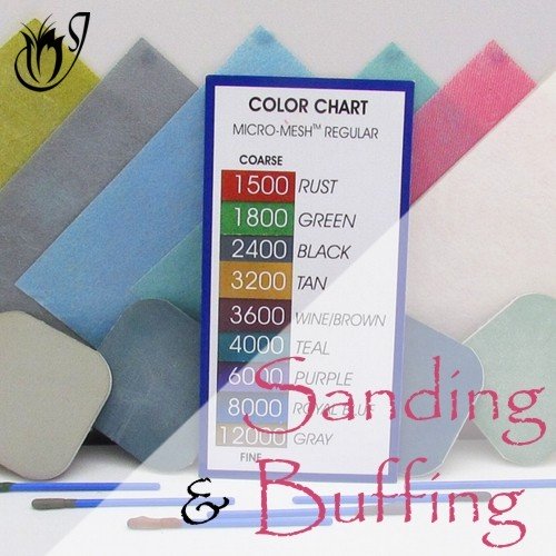 Sanding and Buffing polymer clay