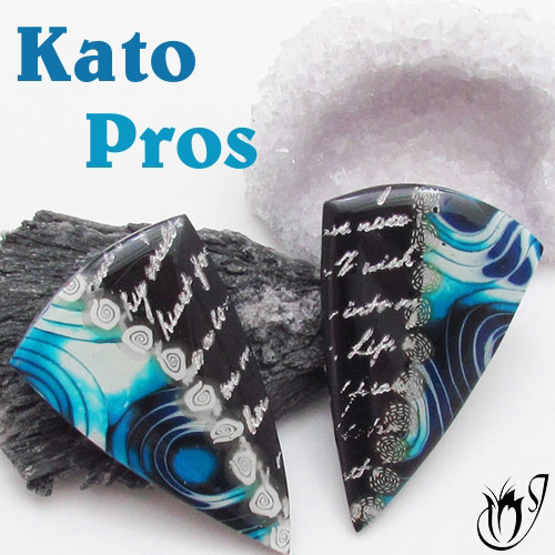Kato polymer clay pendants