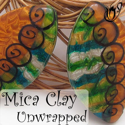 Mica clay beads