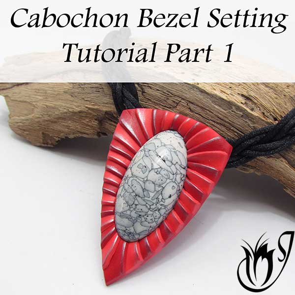 Polymer Clay Cabochon Bezel Setting