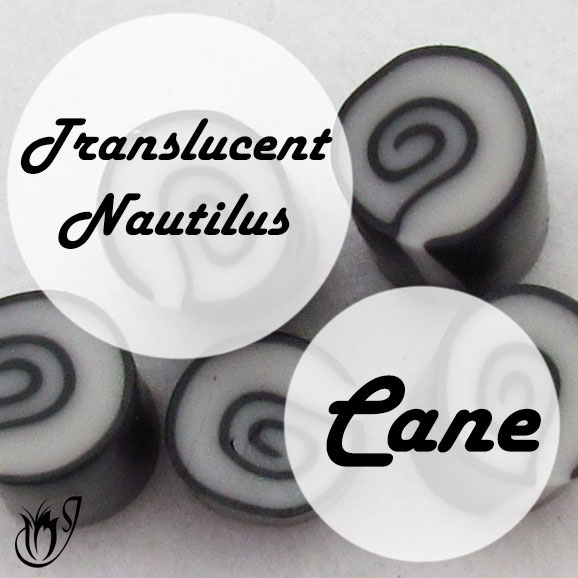 Translucent Nautilus Polymer Clay Canes
