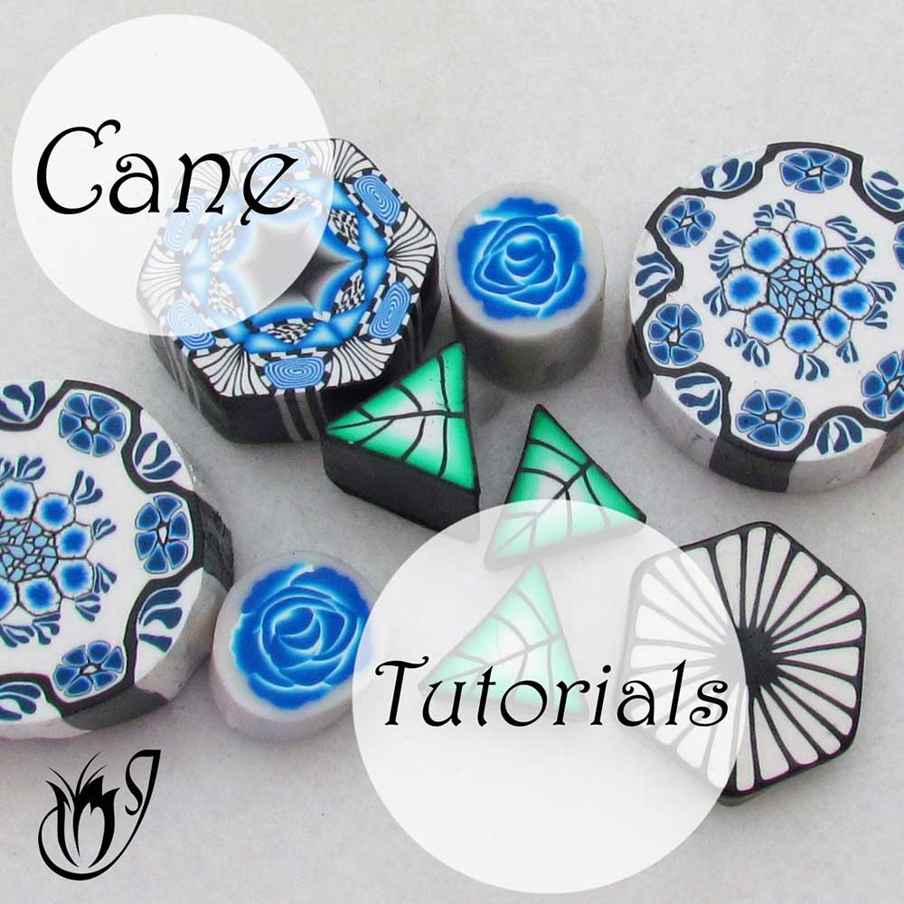 Polymer clay canes