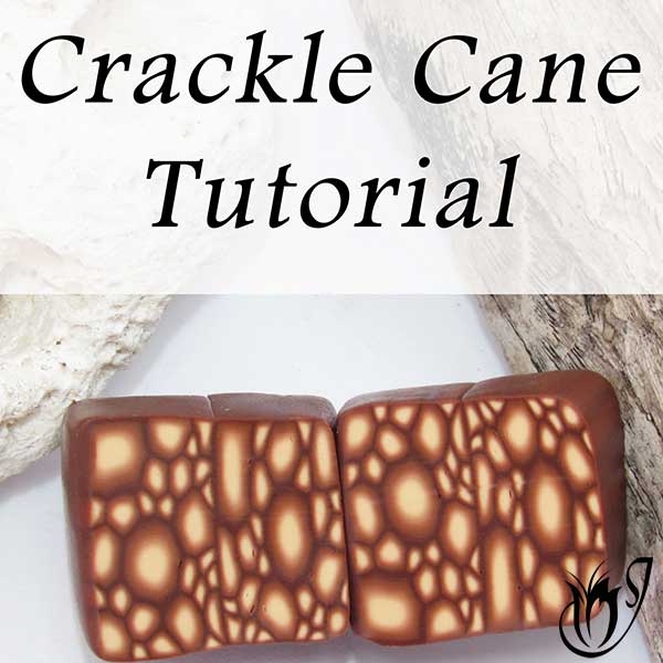 Polymer Clay Crackle Cane Tutorial