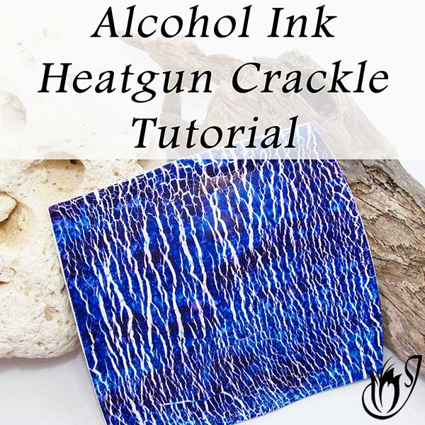 Alcohol Ink Heatgun Polymer Clay Crackle
