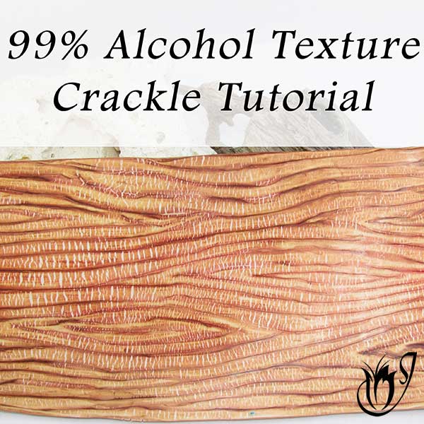99% Alcohol Texture Polymer Clay Crackle