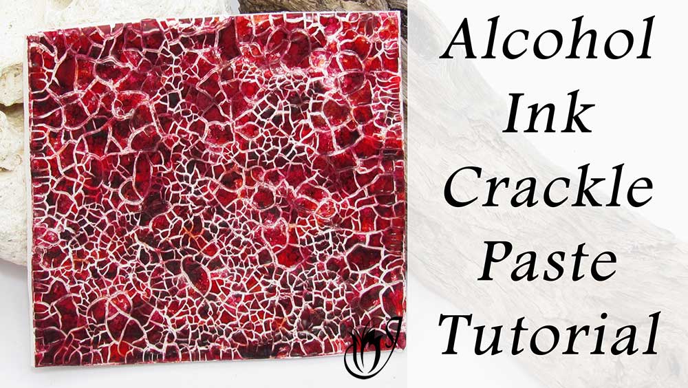 Alcohol Ink Crackle Paste Polymer Clay Crackle