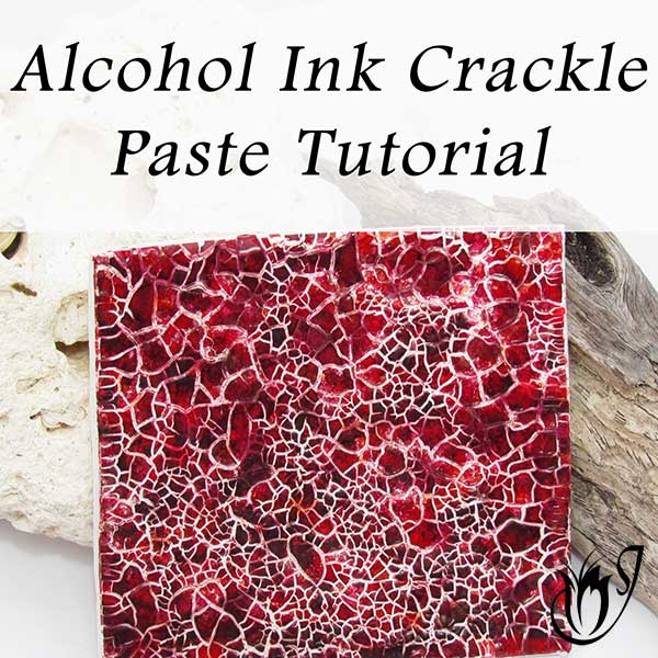 Alcohol Ink Crackle Paste Polymer Clay Crackle