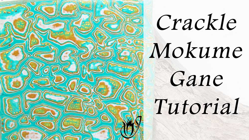 Mokume Gane Polymer Clay Crackle