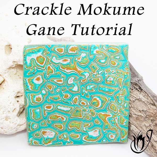 Mokume Gane Polymer Clay Crackle