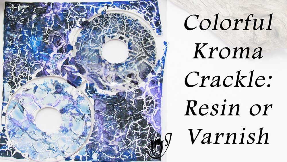 Colorful Kroma Polymer Clay Crackle: Resin or Varnish