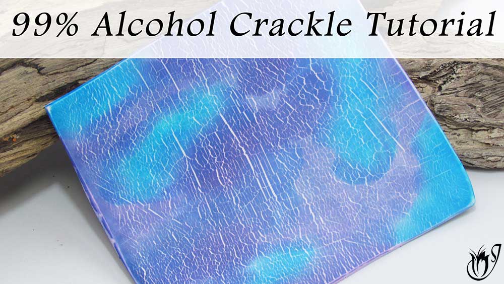 99% isopropyl Alcohol polymer clay crackle