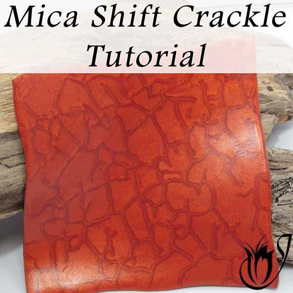 Mica Shift polymer clay crackle