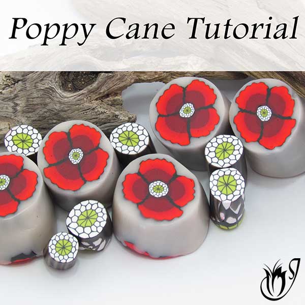 Polymer Clay Poppy Cane