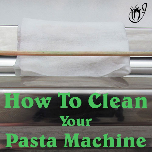 How to clean your polymer clay pasta machine