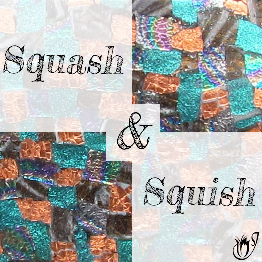 Squash and squish polymer clay technique