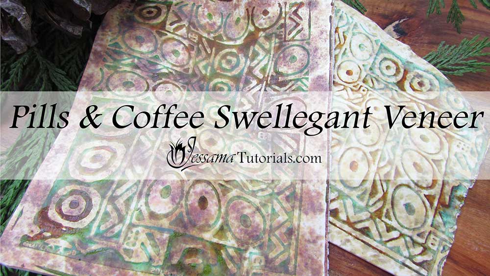 Polymer clay silkscreen veneer