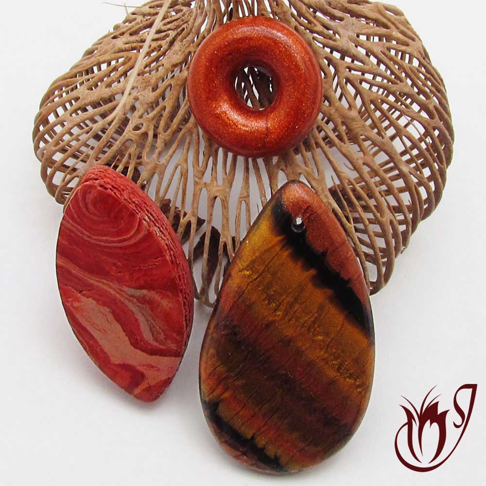 Polymer clay faux stones