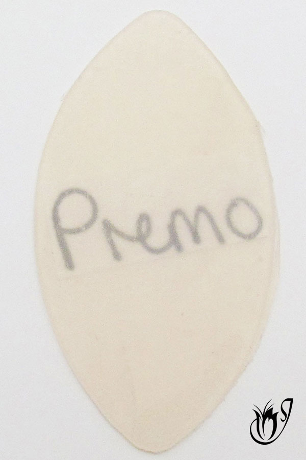 Thin translucent Premo polymer clay